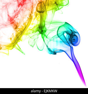 colored smoke Stock Photo