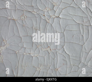 cracked gray paint texture Stock Photo