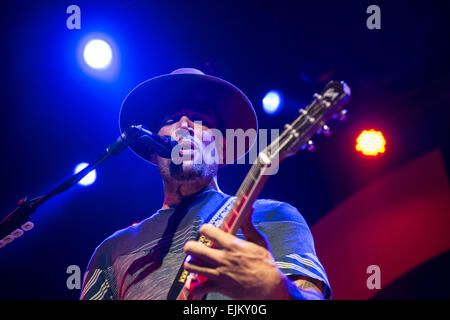 San Francisco, California, USA. 27th Mar, 2015. Ben Harper & The Innocent Criminals perform live at the sold-out Fillmore auditorium. Credit:  Jerome Brunet/ZUMA Wire/Alamy Live News Stock Photo