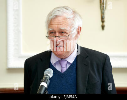 Richard Ingrams at The Oldie Literary Lunch 17/04/2012 Stock Photo