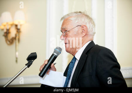 Richard Ingrams at The Oldie Literary Lunch 18/09/2012 Stock Photo