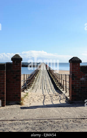 Blyth Pier Stock Photo