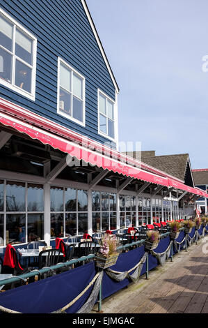 Sockeye City Grill Seafood Restaurant, Steveston Village, Richmond, BC, Canada Stock Photo