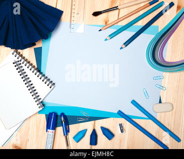 drawing materials Stock Photo