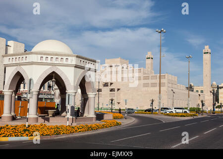 Sheikha Salama Bint Betty Mosque in Al Ain, Emirate of Abu Dhabi. December 15, 2014 in Al Ain, United Arab Emirates Stock Photo