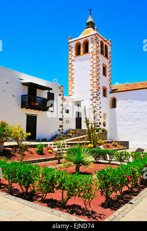 a view of Santa Maria de Betancuria Church in Fuerteventura, Canary Islands, Spain Stock Photo