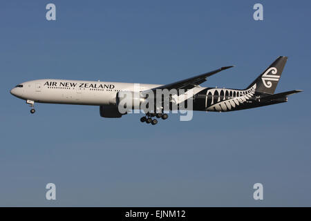 air new zealand 777 300 Stock Photo