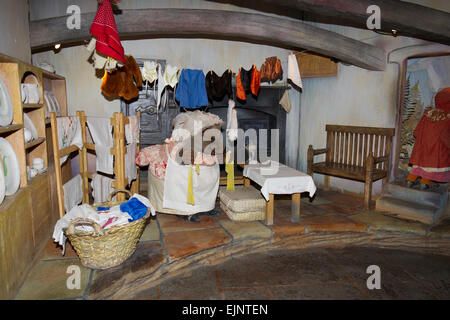 The World of Beatrix Potter attraction Mrs Tiggy-Winkle hedgehog Stock Photo