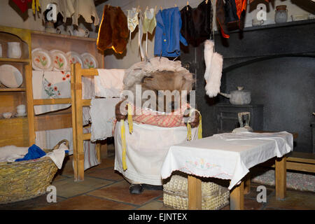 The World of Beatrix Potter attraction Mrs Tiggy-Winkle hedgehog Stock Photo