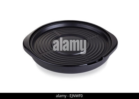 electric grill pan isolated on white background Stock Photo