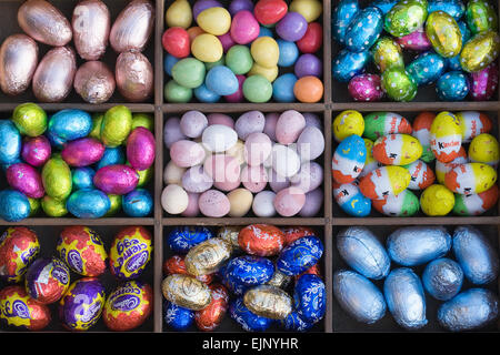 Multicoloured mini egg pattern. Stock Photo