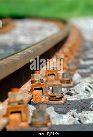 Railroad Track Stock Photo