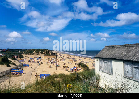 Hemsby beach near Great Yarmouth. Norfolk. England. UK Stock Photo