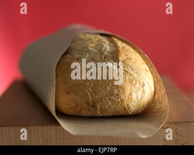 white bloomer loaf Stock Photo