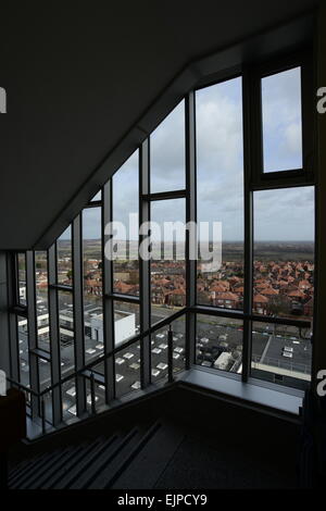 Barnsley, UK. 30th March 2015. View from Barnsley District General Hospital, South Yorkshire. Picture: Scott Bairstow/Alamy Stock Photo