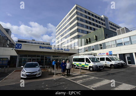 Barnsley, UK. 30th March 2015. Barnsley District General Hospital, Barnsley, South Yorkshire. Picture: Scott Bairstow/Alamy Stock Photo