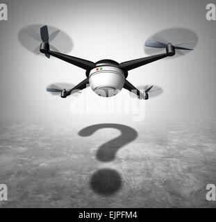 Drone privacy concerns social issues concept as a group of spy drones ...