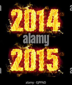 0 1 2 3 4 5 6 7 8 9 numbers with fire flames Stock Photo - Alamy