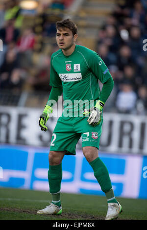 Vicenza, Italy. 28th Mar, 2015. Gabriel (Carpi) Football/Soccer : Italian 'Serie B' match between Vicenza 1-2 Carpi FC at Stadio Romeo Menti in Vicenza, Italy . © Maurizio Borsari/AFLO/Alamy Live News Stock Photo