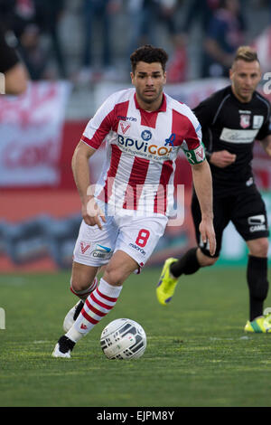 Vicenza, Italy. 28th Mar, 2015. Antonio Cinelli (Vicenza) Football/Soccer : Italian 'Serie B' match between Vicenza 1-2 Carpi FC at Stadio Romeo Menti in Vicenza, Italy . © Maurizio Borsari/AFLO/Alamy Live News Stock Photo