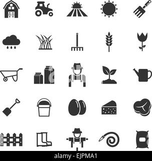Milk industry icons set Stock Vector Image & Art - Alamy