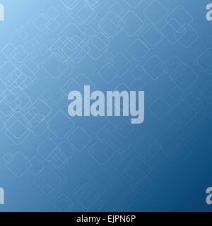 Abstract square  shape on blue background, stock vector Stock Vector