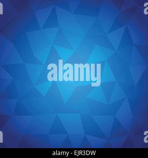 Abstract triangle with blue background, stock vector Stock Vector