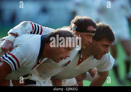 Rugby World Cup 1991. Parc des Princes, Paris France 10 v England 19.  19 October 1991 *** Local Caption *** WatScan - - 06/01/2010 Stock Photo