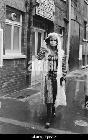 Model and horror film actress Madeline Smith. 17th February 1971