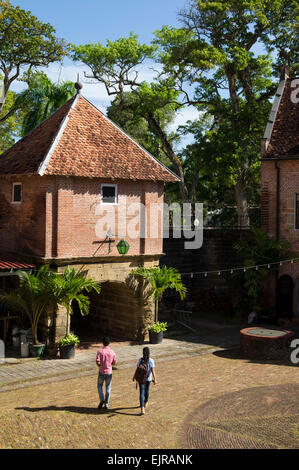 Fort Zeelandia, built in 1651, Paramaribo, Suriname Stock Photo