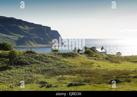 cottages on isle of eigg Stock Photo