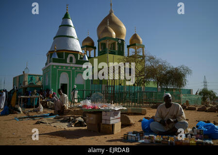 Sufis in Omdurman, near the capital city of Khartoum in Sudan Stock Photo