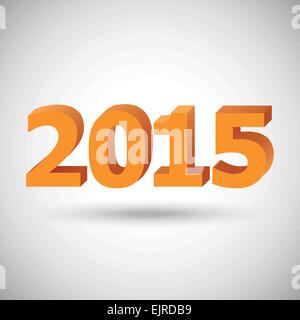 Happy New Year 2015 background, stock vector Stock Vector