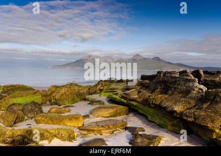 singing sands eigg Stock Photo