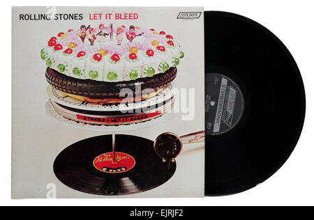 The Rolling Stones Let It Bleed album Stock Photo