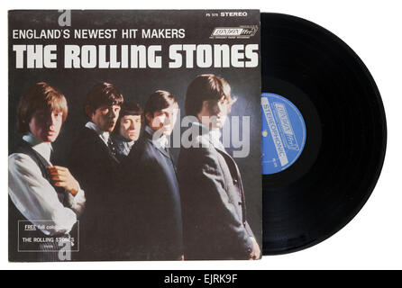 The Rolling Stones first album, the American version subtitled England's Newest Hit Makers Stock Photo