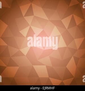 Abstract triangle with orange background, stock vector Stock Vector