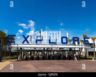 Kennedy Space Center Visitor Complex, Cape Canaveral, Florida, USA Stock Photo