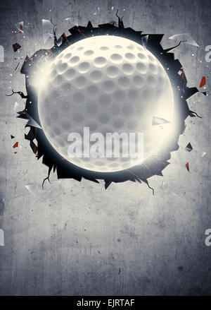 Abstract golf sport invitation poster or flyer background with empty space Stock Photo