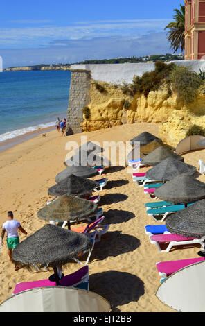 Armacao De Pera Beach on the Algarve Stock Photo