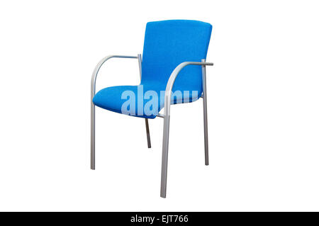 Blue Office Chair Stock Photo