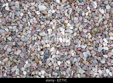 Granite and Pebble Gravel background Stock Photo
