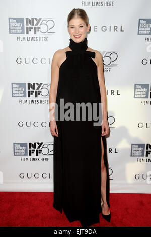 52nd New York Film Festival - 'Gone Girl' - World premiere Featuring: Rosamund Pike Where: Manhattan, New York, United States When: 26 Sep 2014 Stock Photo