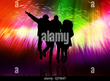 Disco party background Stock Photo