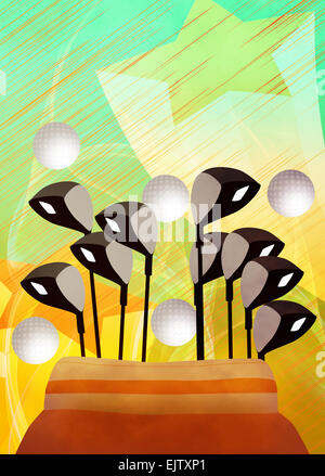Golf Sport Invitation Poster Or Flyer Background With Space Stock Photo,  Picture and Royalty Free Image. Image 73616282.