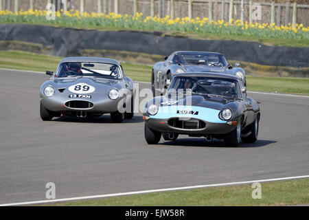 Jaguar E-Type Lightweight CUT 7 Stock Photo