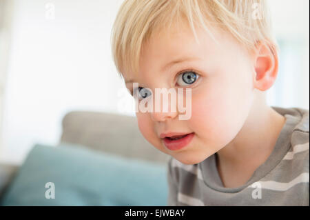 Portrait of cute boy (2-3) Stock Photo