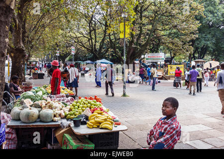 Johannesburg South Africa,African Joubert Park,Central business,District,market,producestall,stalls,booth,booths,vendor,vendors,merchant,market,market Stock Photo