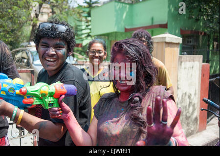 Holi, the Festival of Colors, Love and Spring is celebrated in Pushkar, India, on March 14, 2025
