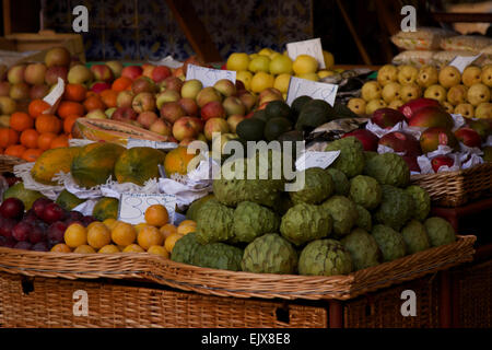 fruit display Stock Photo